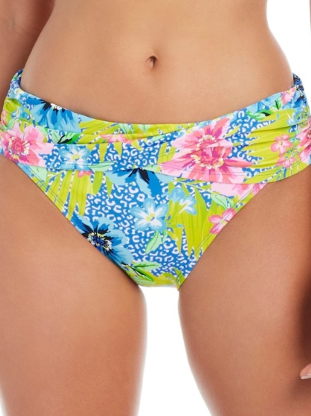 Bleu Rod Beattie Women’s Let’s Get Away Sarong Hipster Bikini Bottoms Multi